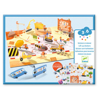 Naklejki wielokrotnego użytku 3D POJAZDY