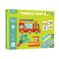 Magnetyczna gra 2w1 - Pojazdy