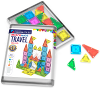 MAGNA-TILES® Klocki Magnetyczne Travel microMAGS XL 55 el.
