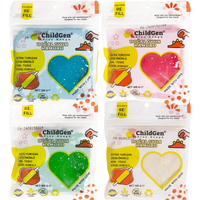 ChildGen, Naturalna ciastolina do zabawy, BROKAT, eko-pack 4 szt.