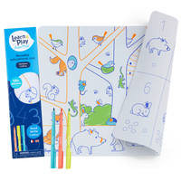 Super Petit Zestaw do kolorowania z silikonowa matą - Numerki