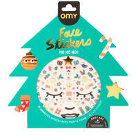 NAKLEJKI DO TWARZY DLA DZIECI CHRISTMAS EDITION - 85 SZTUK