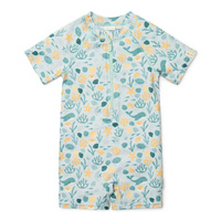 Little Dutch Swimsuit z krótkim rękawem Seashells - 86/92