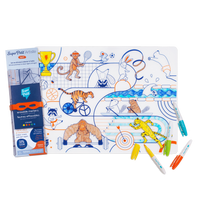 Super Petit Zestaw do kolorowania z silikonową matą - Olympic Sports