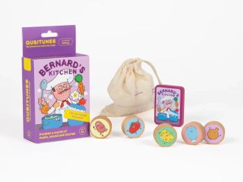 Gra kuchnia Bernarda, dodatek do QUBITUNES, wersja angielska