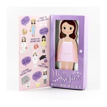 LALKA SOFIA KREATYWNY ZESTAW MAGNETYCZNY