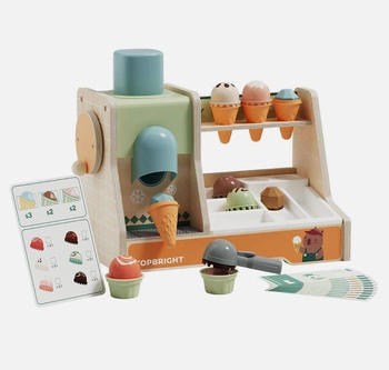 Zabawka edukacyjna duża lodziarnia 36m+, Topbright