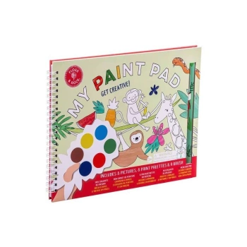 Dżungla Kreatywne Kolorowanki z Farbkami 