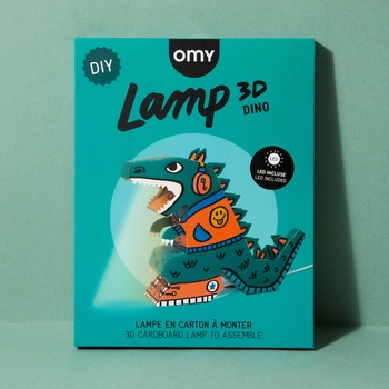 ZESTAW KREATYWNY DIY LAMPA 3D - DINOZAUR