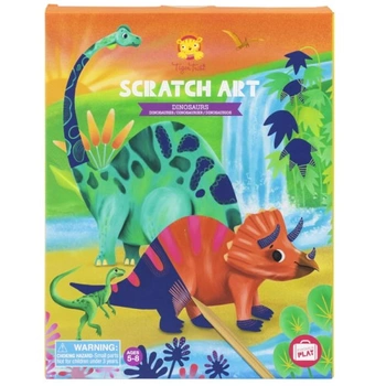 Tiger Tribe Zestaw Artystyczny do Wydrapywania - Dinozaury