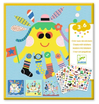 Zestaw art. z naklejkami MORSKIE STWORKI