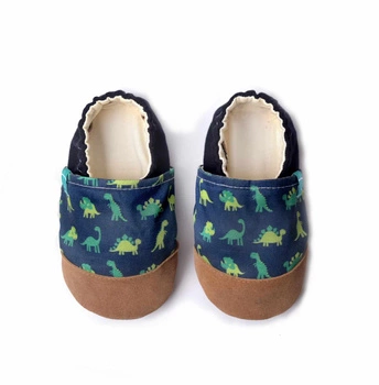 Kapcie dziecięce TITOT Dinozaury Navy Dino, rozmiar 24