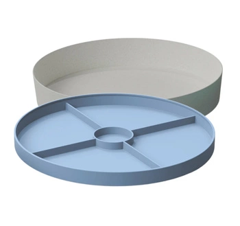 Jellystone, Tacka sensoryczna Play Tray Soft Blue 2w1 pojemnik niebieski 