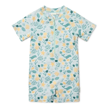 Little Dutch Swimsuit z krótkim rękawem Seashells - 86/92