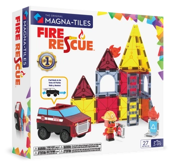 MAGNA-TILES® Klocki Magnetyczne Straż Pożarna 27 el.