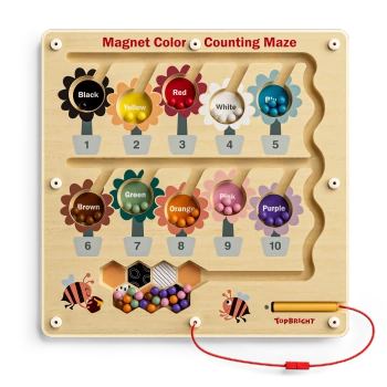 Labirynt magnetyczny Pracowita Pszczółka - 36m+, Topbright