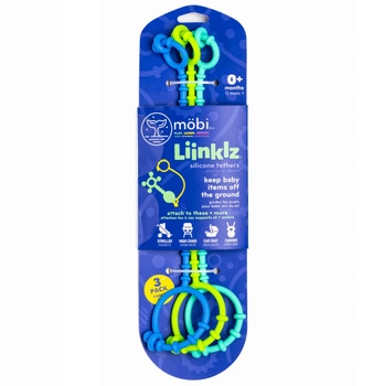 Zestaw silikonowych zaczepów, niebieskie