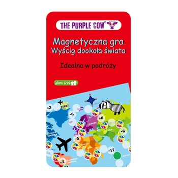 Podróżna gra magnetyczna The Purple Cow - Wyścig dookoła świata