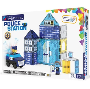 MAGNA-TILES® Klocki Magnetyczne Police Station 35 el