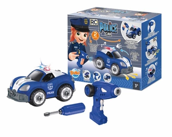 Wóz policyjny do skręcania zdalnie sterowany