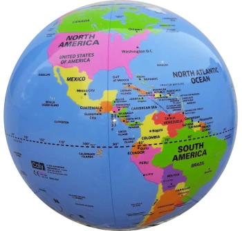 Globus 30 cm - Nasz Świat, piłka