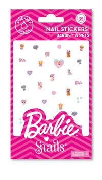 Naklejki na paznokcie dla dzieci Barbie Snails - Barbie & Pets