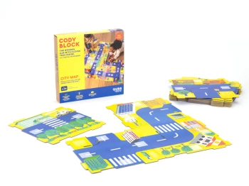 Cody block, mapa miasta. wersja angielska