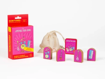 Zespół Jamming z trasą, dodatek do QUBITUNES, wersja angielska