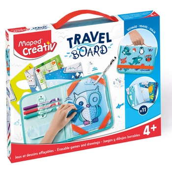 Tablica przezroczysta, suchościeralna w walizeczce - Creativ