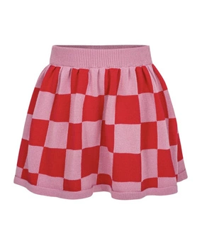 9 PINK CHECKER / SKIRT - 122-128