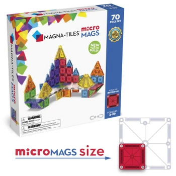 MAGNA-TILES® Klocki Magnetyczne COMBO microMAGS 46 el. 816 - uniwersalny MAGNA-TILES