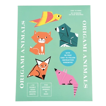 Papier dwustronny origami do tworzenia zwierząt