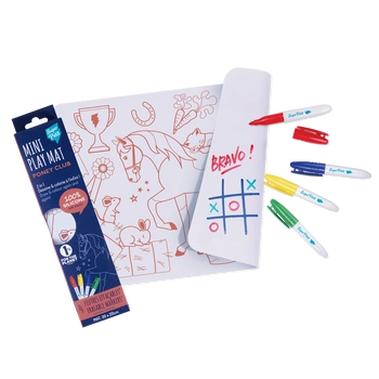 Super Petit Mini zestaw do kolorowania z silikonowa matą - Pony club