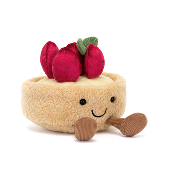 Wesoła Tarta Truskawkowa 11 cm 