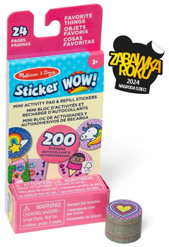 Sticker uzupełnienie z książeczką - ULUBIONE