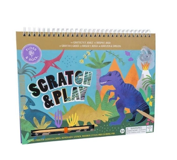 Dinozaury Zdrapywanka z  Rysikiem