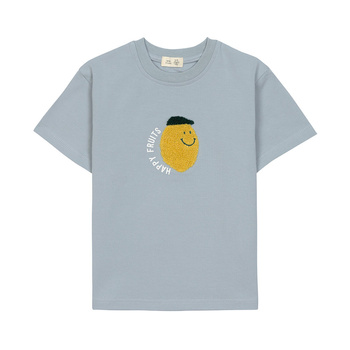 T-Shirt Jersey GOTS Lemon light blue - 98/104. 2-4 years - Lassig