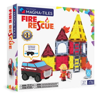 MAGNA-TILES® Klocki Magnetyczne Straż Pożarna 27 el.