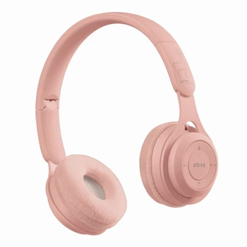 Bezprzewodowe słuchawki dla dzieci - cottoncandy pink