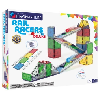 MAGNA-TILES® Klocki Magnetyczne Rail Racers XL 90 el