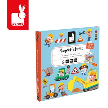 MAGNETYCZNA UKŁADANKA PLAC BUDOWY - Magneti'stories 3+