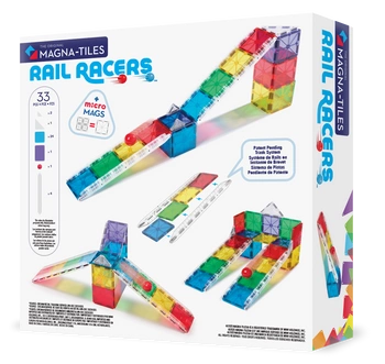 MAGNA-TILES® Klocki Magnetyczne Rail Racers 33 el.