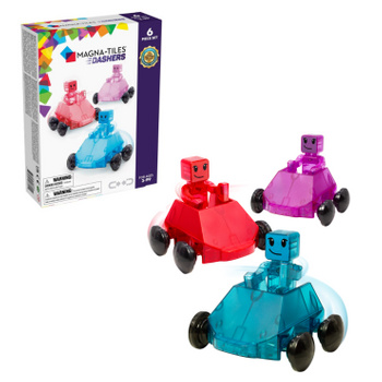 MAGNA-TILES® Magnetyczne Samochodziki Dashers 6 el.