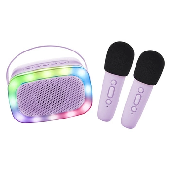 lalarma, party karaoke, purple