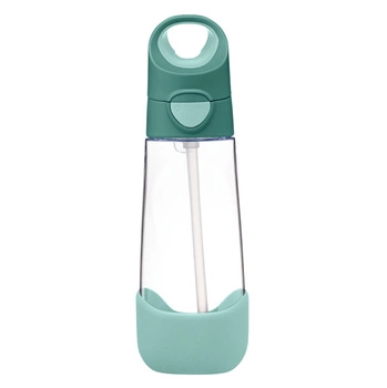 Butelka na wodę tritanowa ze słomką 600ml Emerald Forest b.box