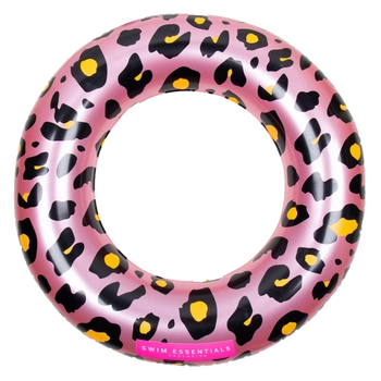 Swim Essentials Koło do pływania Rose Gold Leopard 90cm