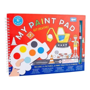 Na Budowie Kreatywne  Kolorowanki z Farbkami