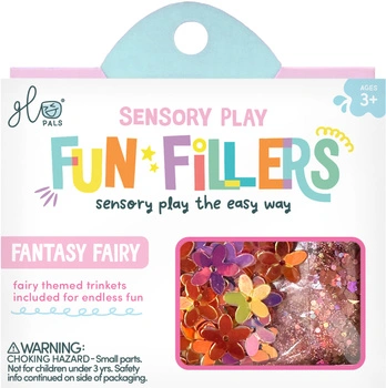 Glo Pals - FAIRY Fun Fillers Wkład, figurki, brokaty i barwniki do słoików, zabaw sensorycznych
