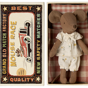 Myszka - Big sister mouse in matchbox