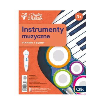 Instrumenty muzyczne - Pianino i bębenki - Czytaj z Albikiem